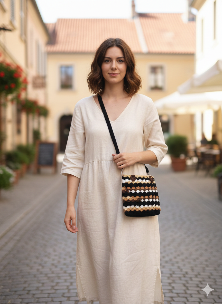 CROCHET SLING BAG