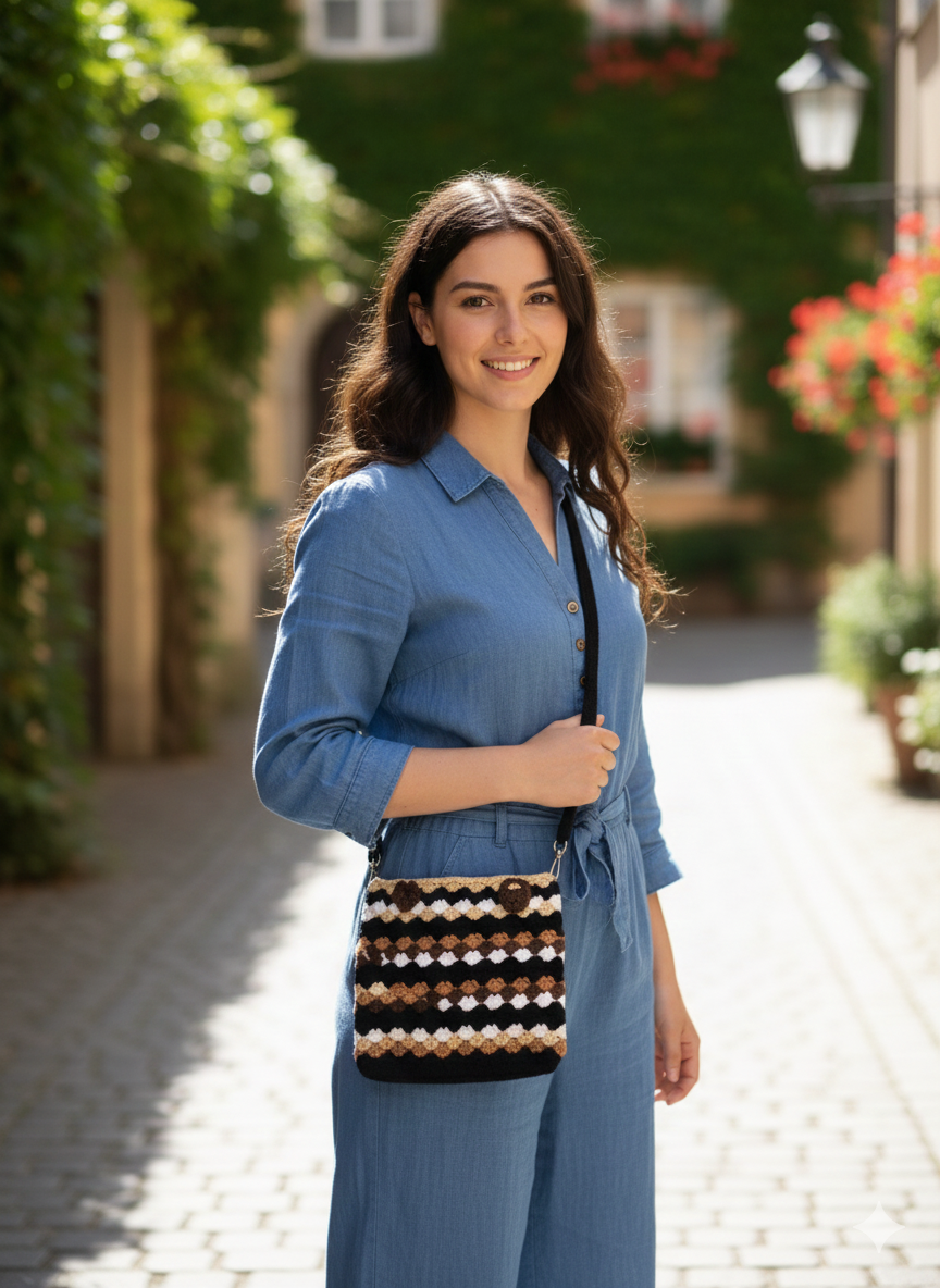 CROCHET SLING BAG